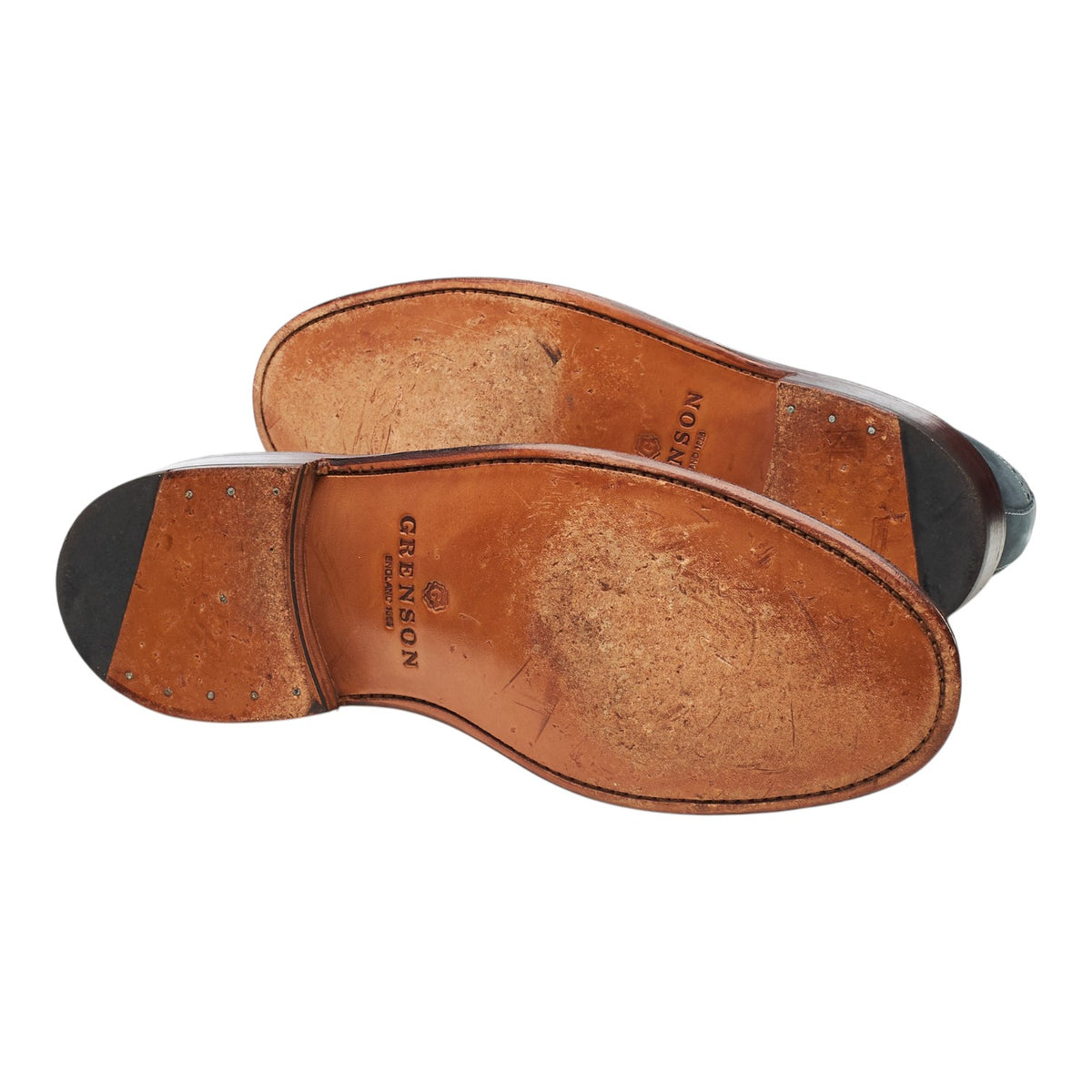 Blue Nubuck Derby Brogues UK 9 G