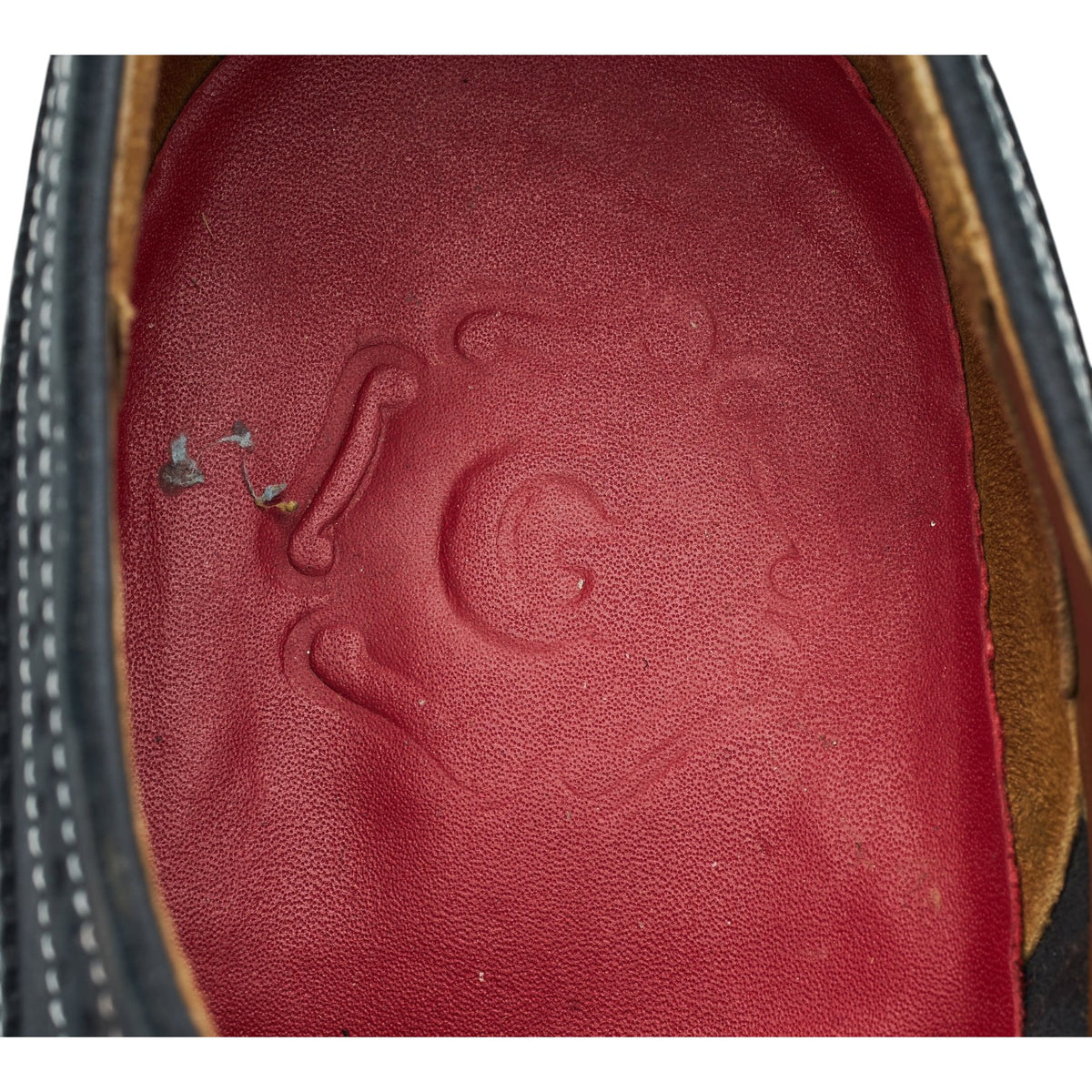Blue Nubuck Derby Brogues UK 9 G