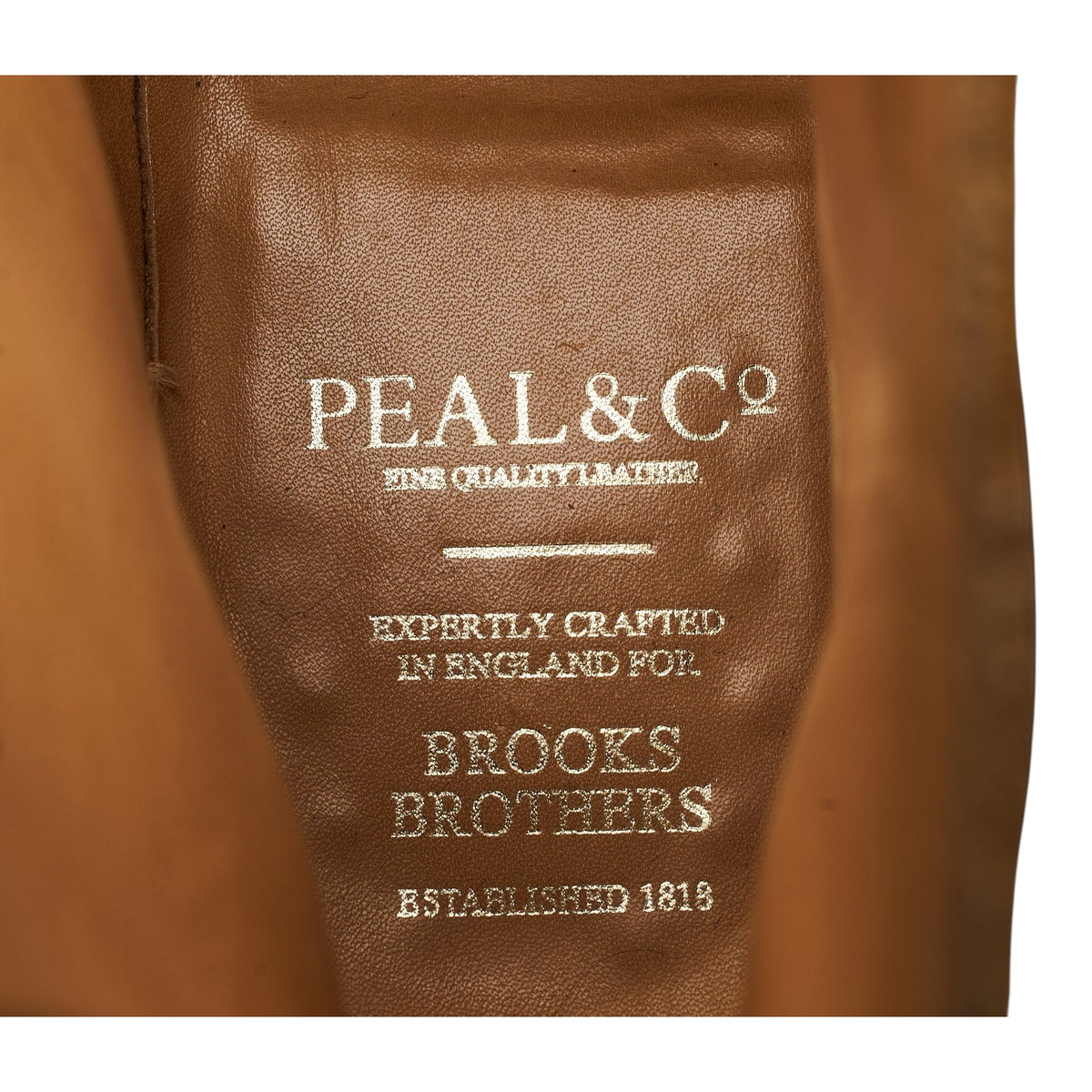 Peal & Co Tan Brown Grain Leather Derby Boots UK 7 US 8 D