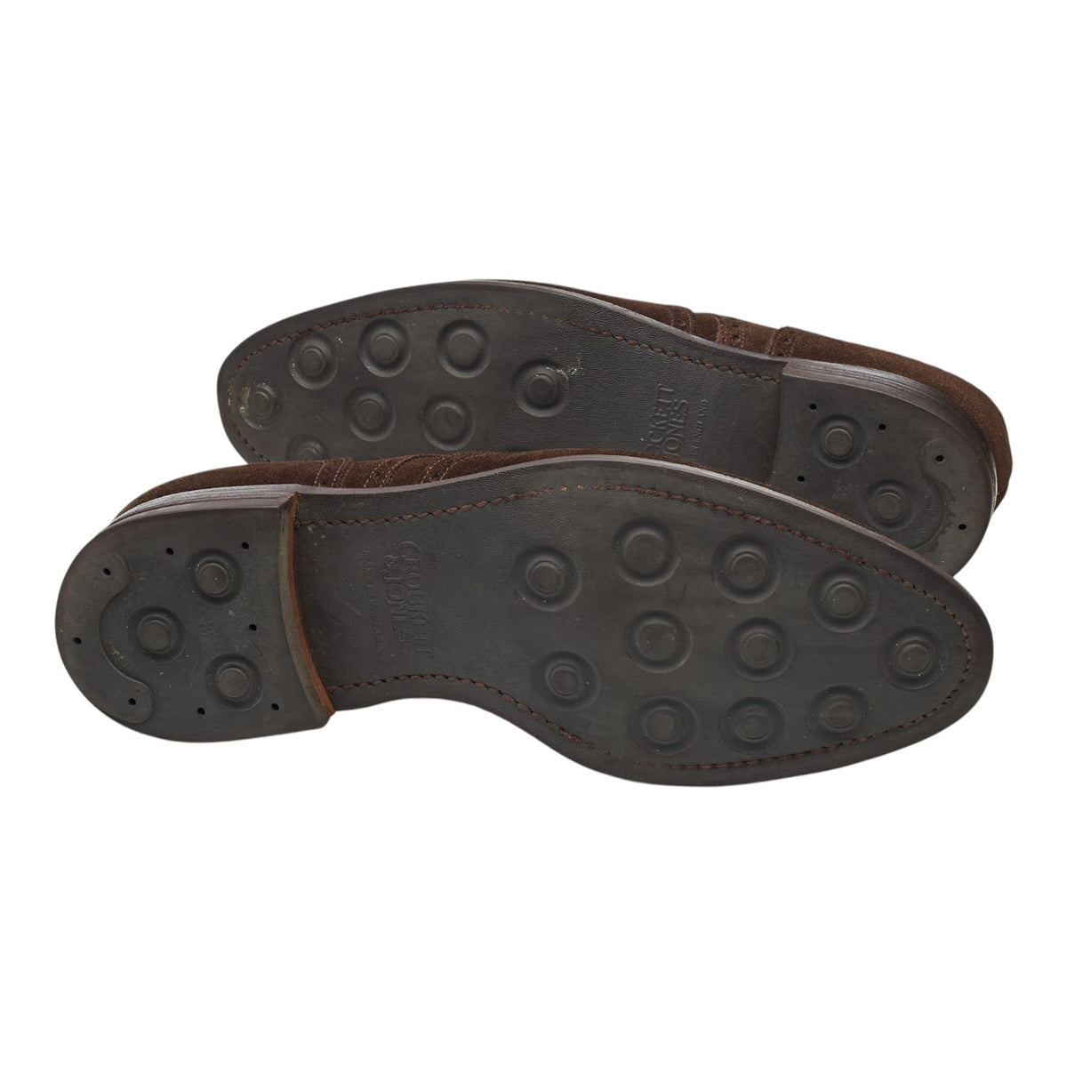 'Swansea' Dark Brown Suede Derby Brogues UK 8.5 E