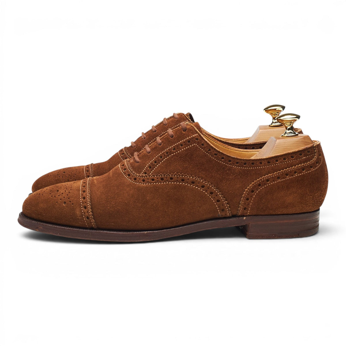 'Westfield' Snuff Brown Suede Oxford Brogues UK 6.5 E