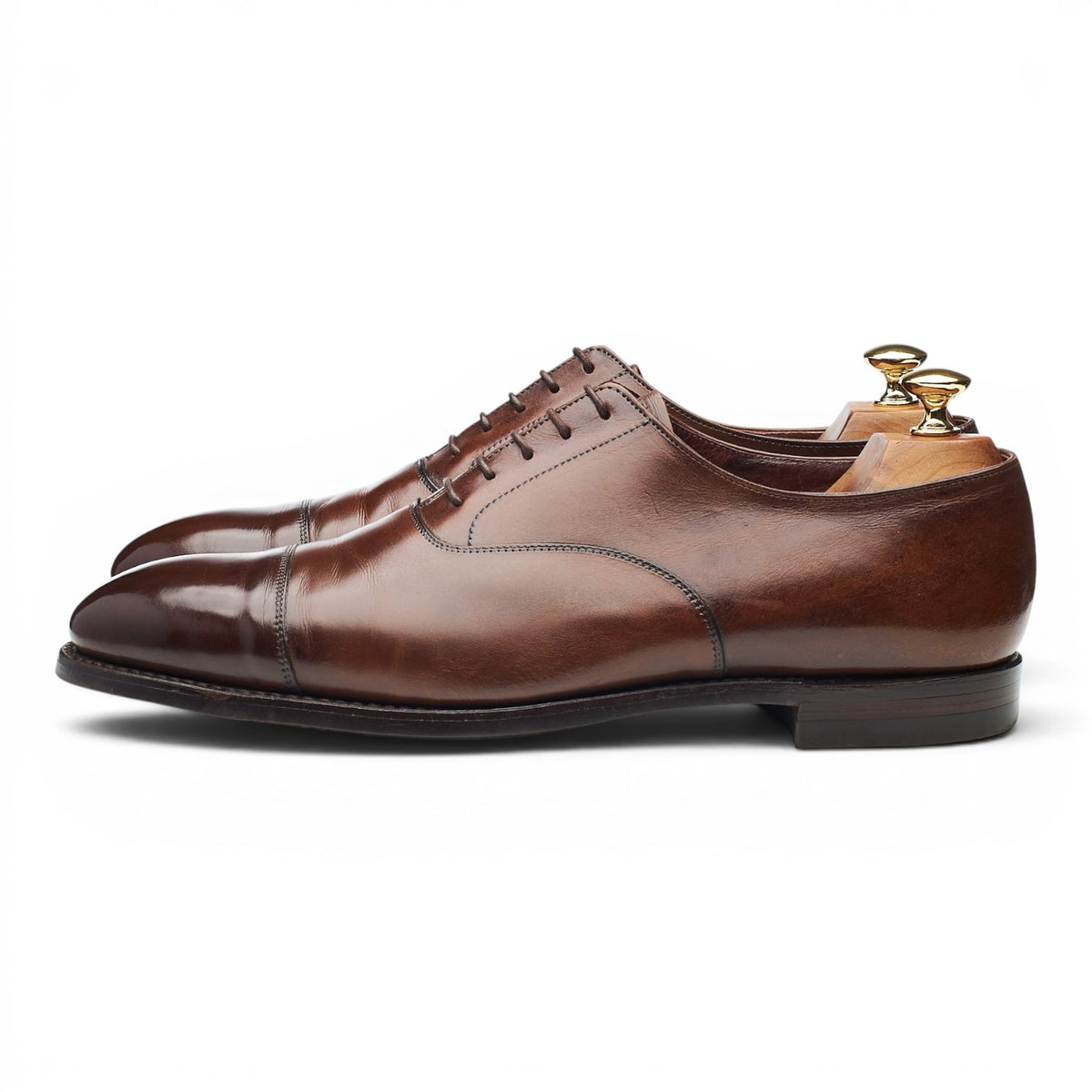 'Audley' Dark Brown Leather Oxford UK 9.5 E