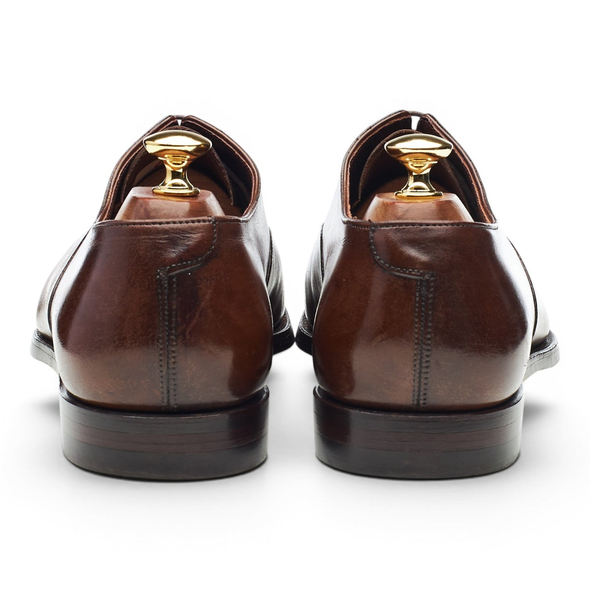 'Audley' Dark Brown Leather Oxford UK 9.5 E