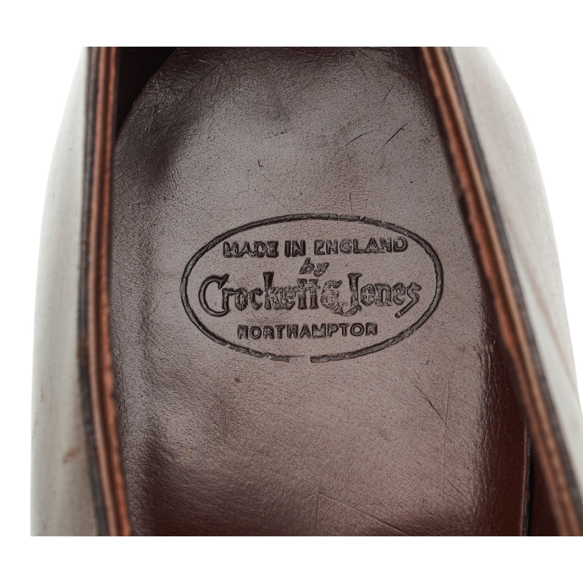 'Audley' Dark Brown Leather Oxford UK 9.5 E