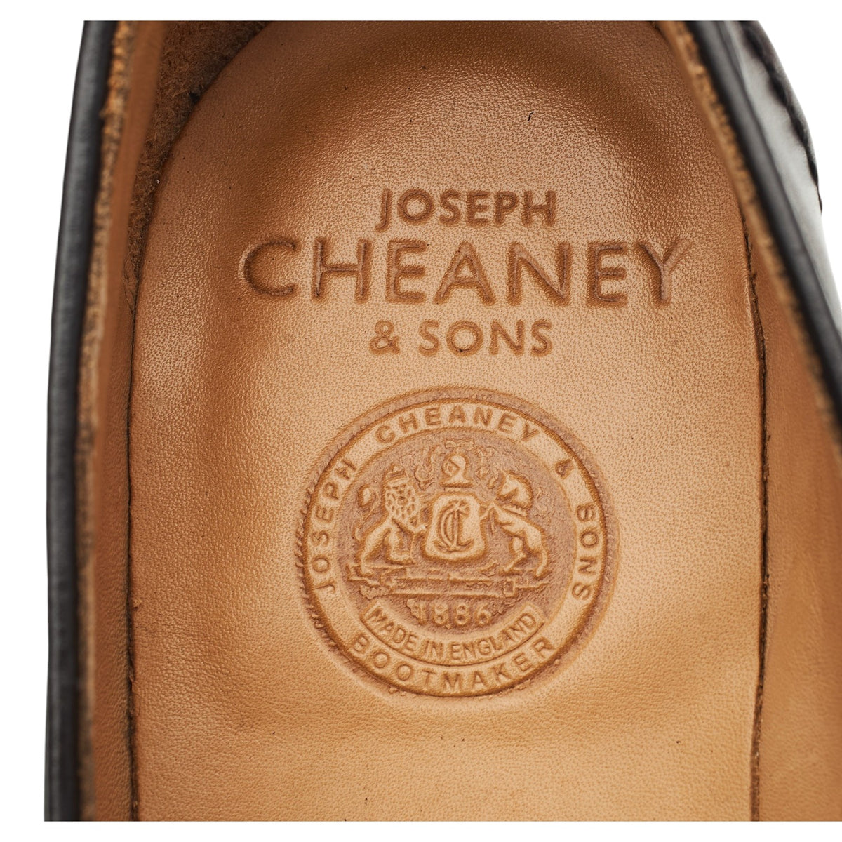 'Harry II' Dark Brown Leather Tassel Loafers UK 8 F