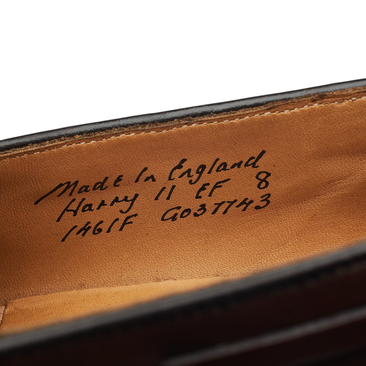 'Harry II' Dark Brown Leather Tassel Loafers UK 8 F