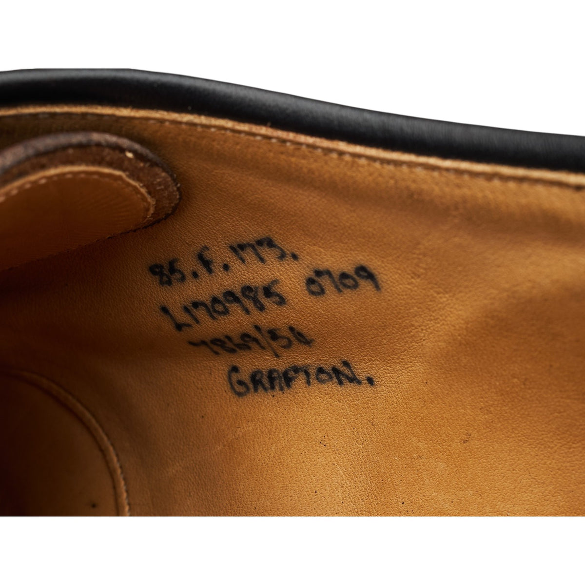 'Grafton' Burgundy Leather Derby Brogues UK 8.5 F