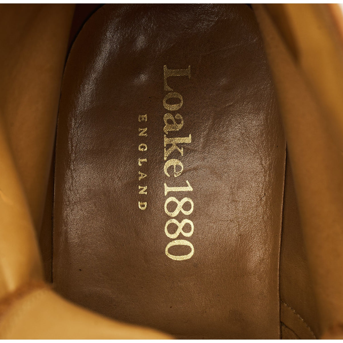 1880 'Burford 2' Tan Brown Leather Brogue Boots UK 7.5 F