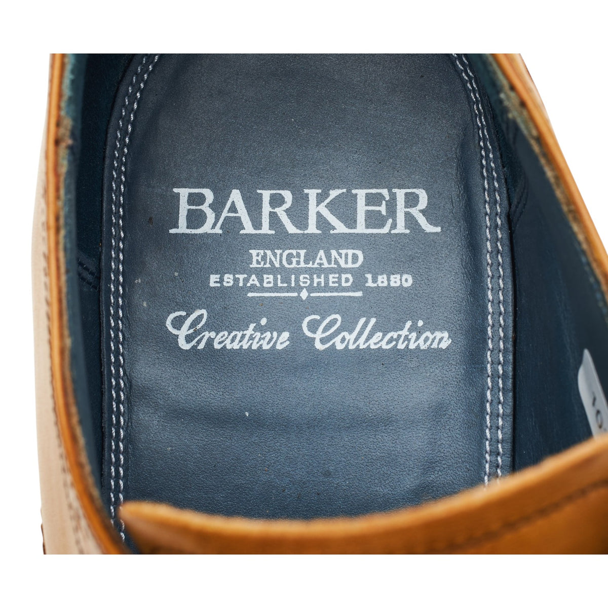 'Bailey' Tan Brown Leather Derby Brogues UK 9 F