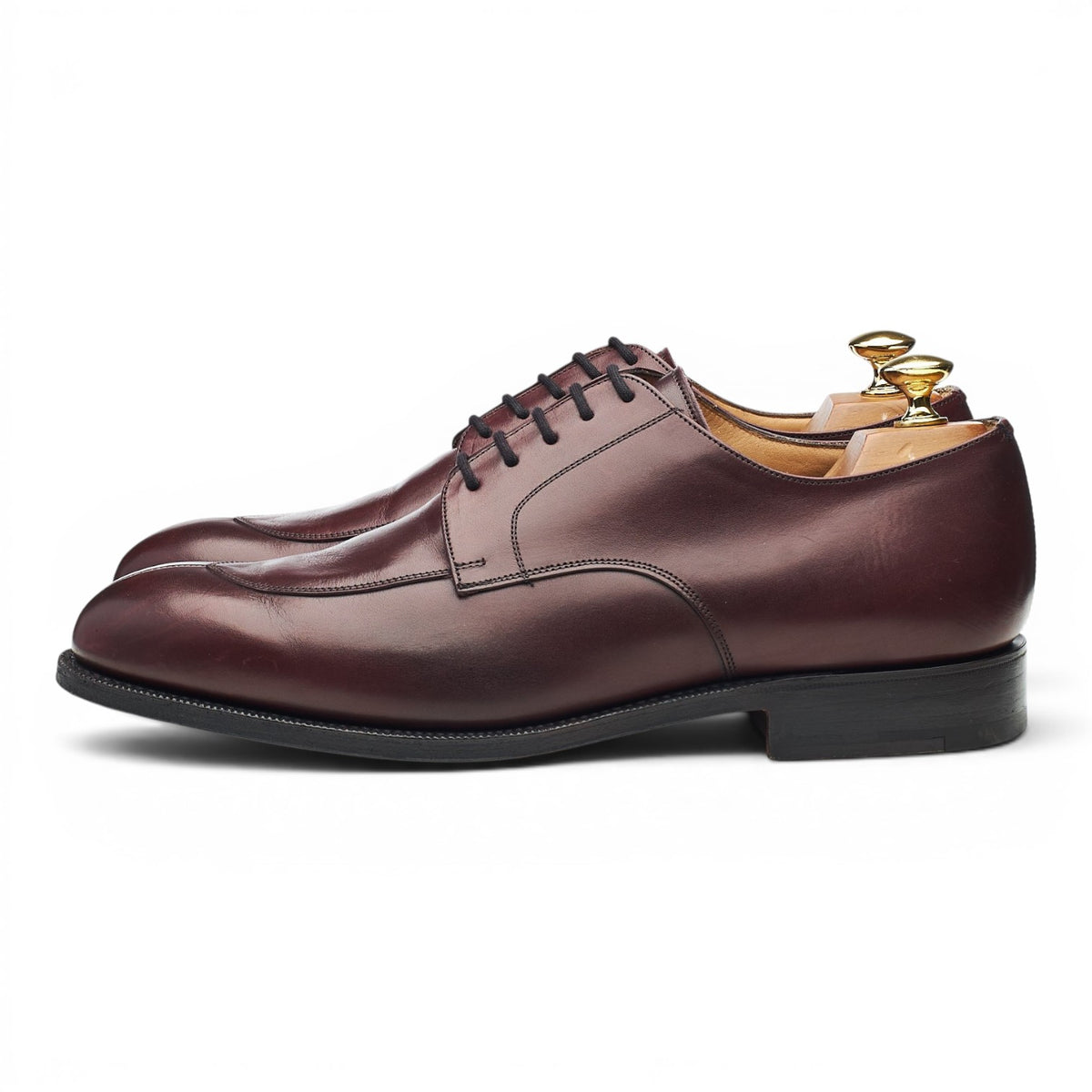 'Northwood' Burgundy Leather Split Toe Derby UK 8 G