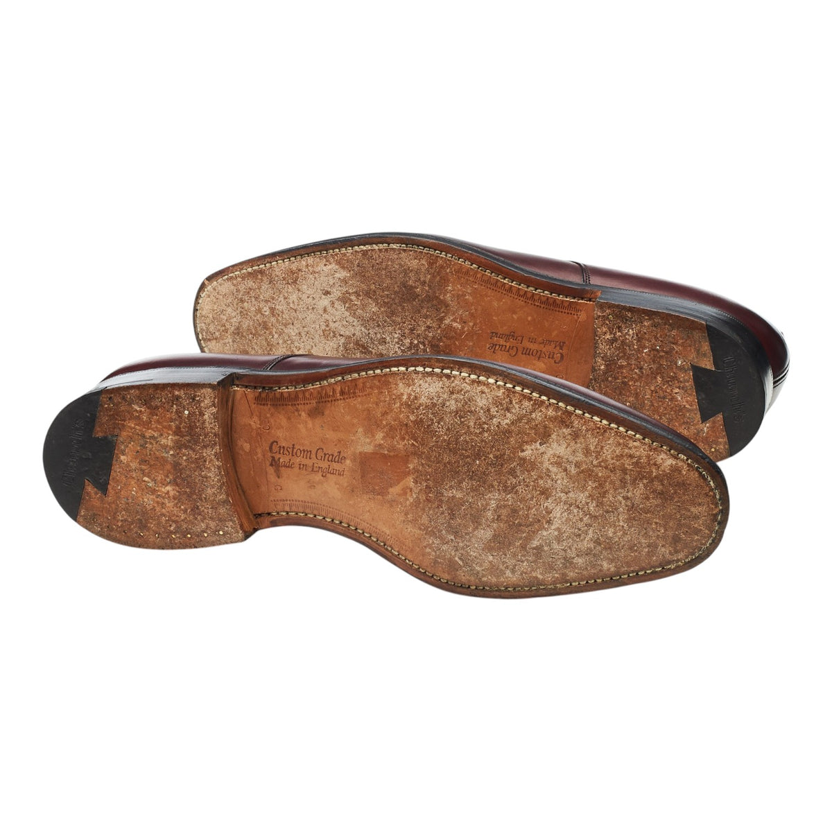 'Northwood' Burgundy Leather Split Toe Derby UK 8 G