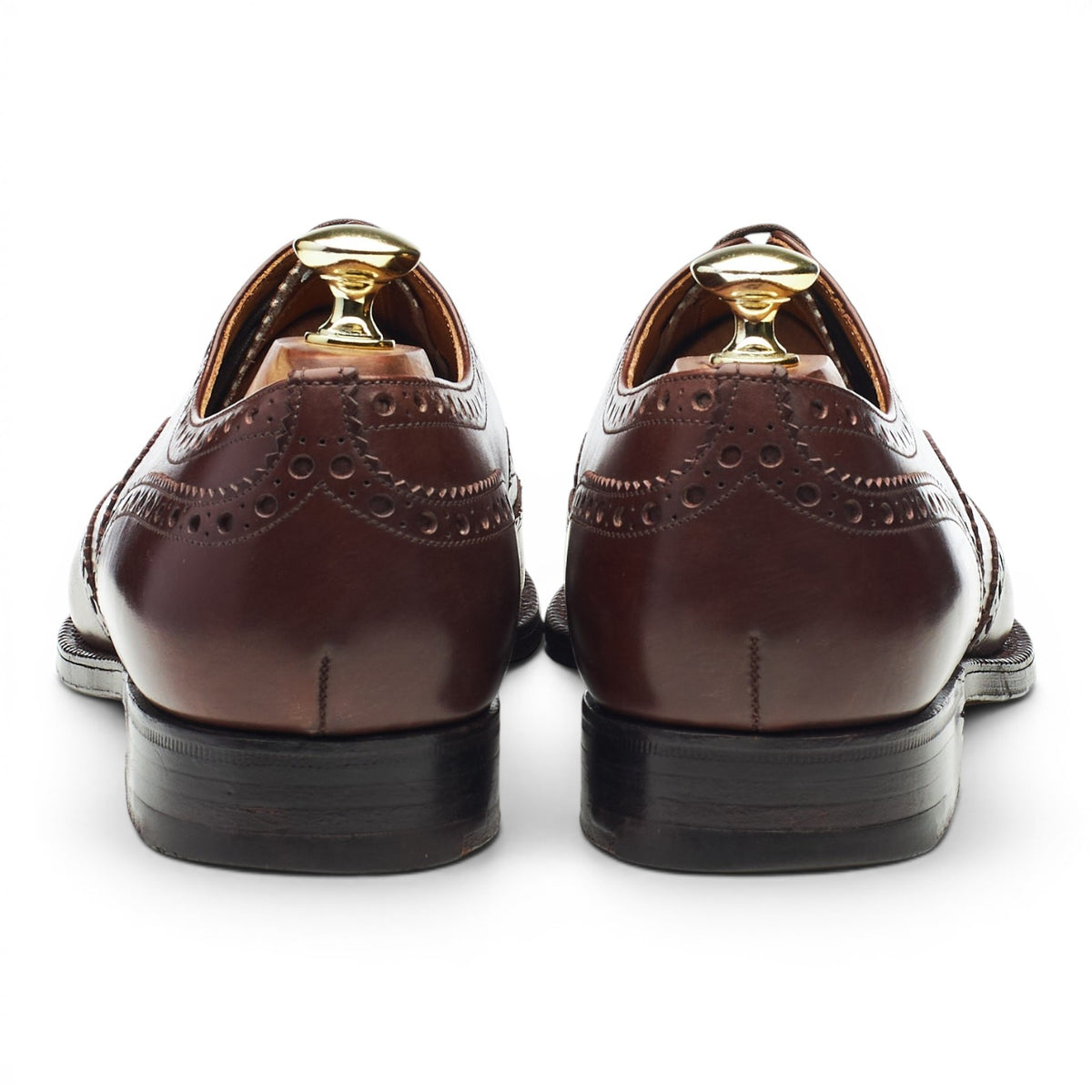 'Chetwynd' Brown Leather Oxford Brogues UK 7.5 F