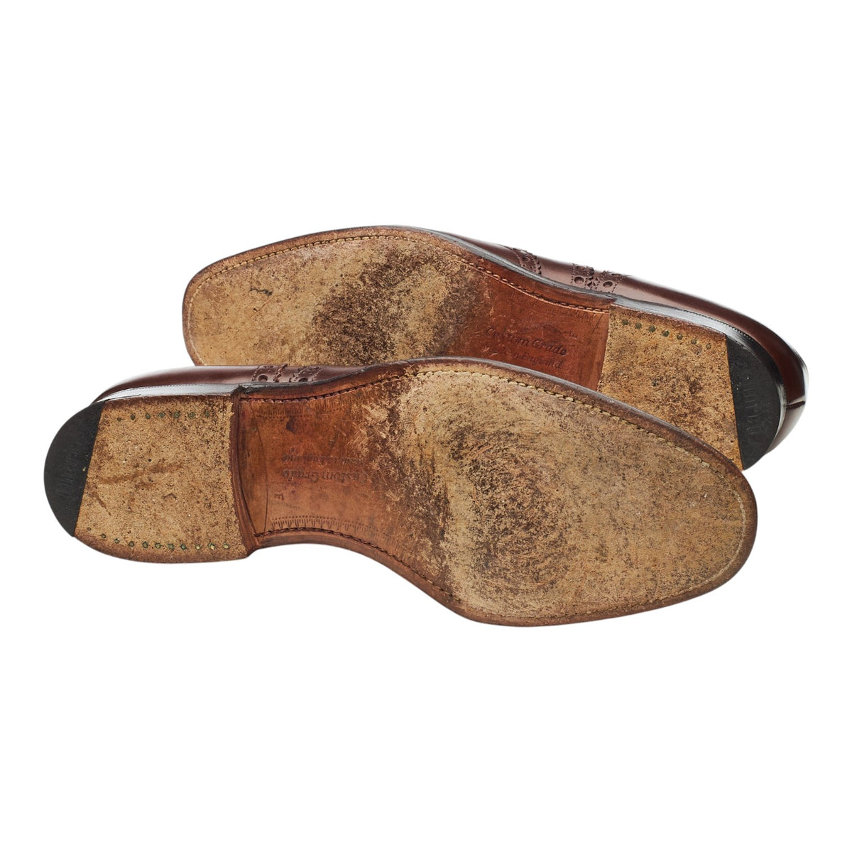 'Chetwynd' Brown Leather Oxford Brogues UK 7.5 F