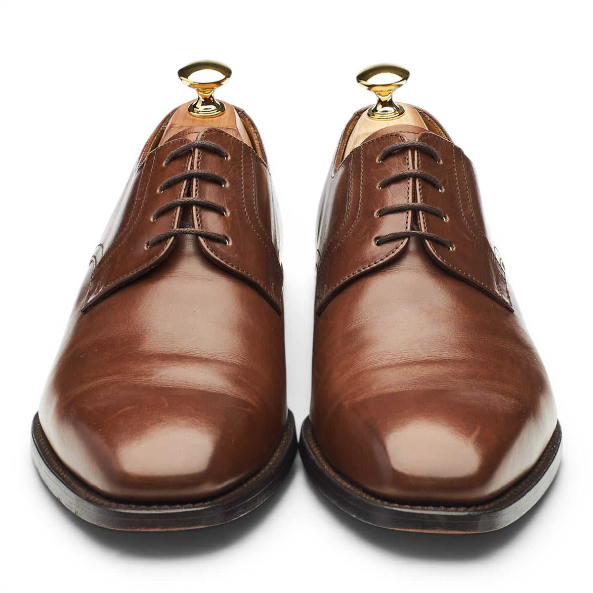 'Battersea' Brown Leather Derby UK 7 G