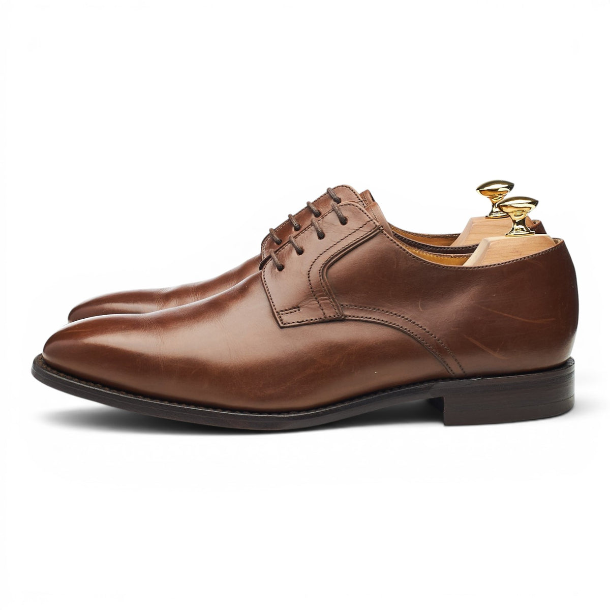 'Battersea' Brown Leather Derby UK 7 G