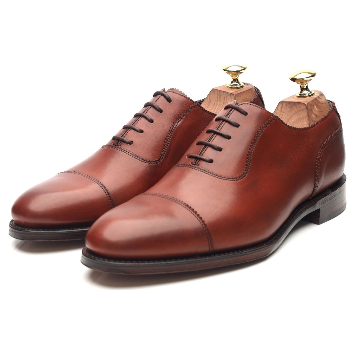1880 Legacy &#39;Evans&#39; Brown Leather Oxford UK 7 F