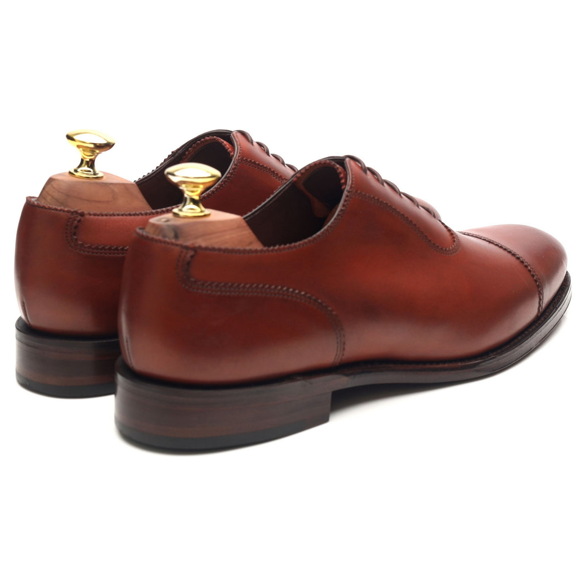 1880 Legacy &#39;Evans&#39; Brown Leather Oxford UK 7 F