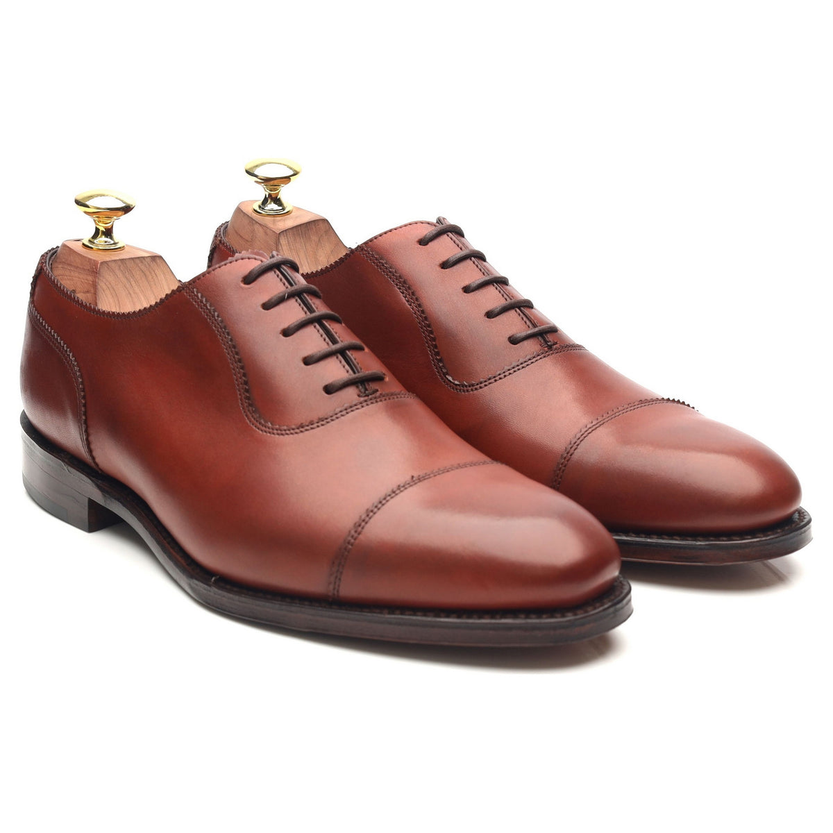 1880 Legacy &#39;Evans&#39; Brown Leather Oxford UK 7 F
