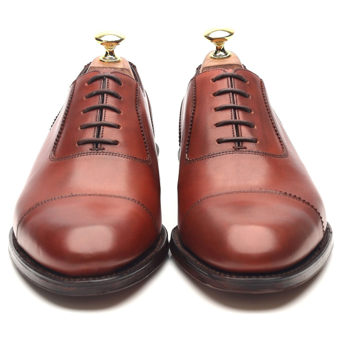 1880 Legacy &#39;Evans&#39; Brown Leather Oxford UK 7 F