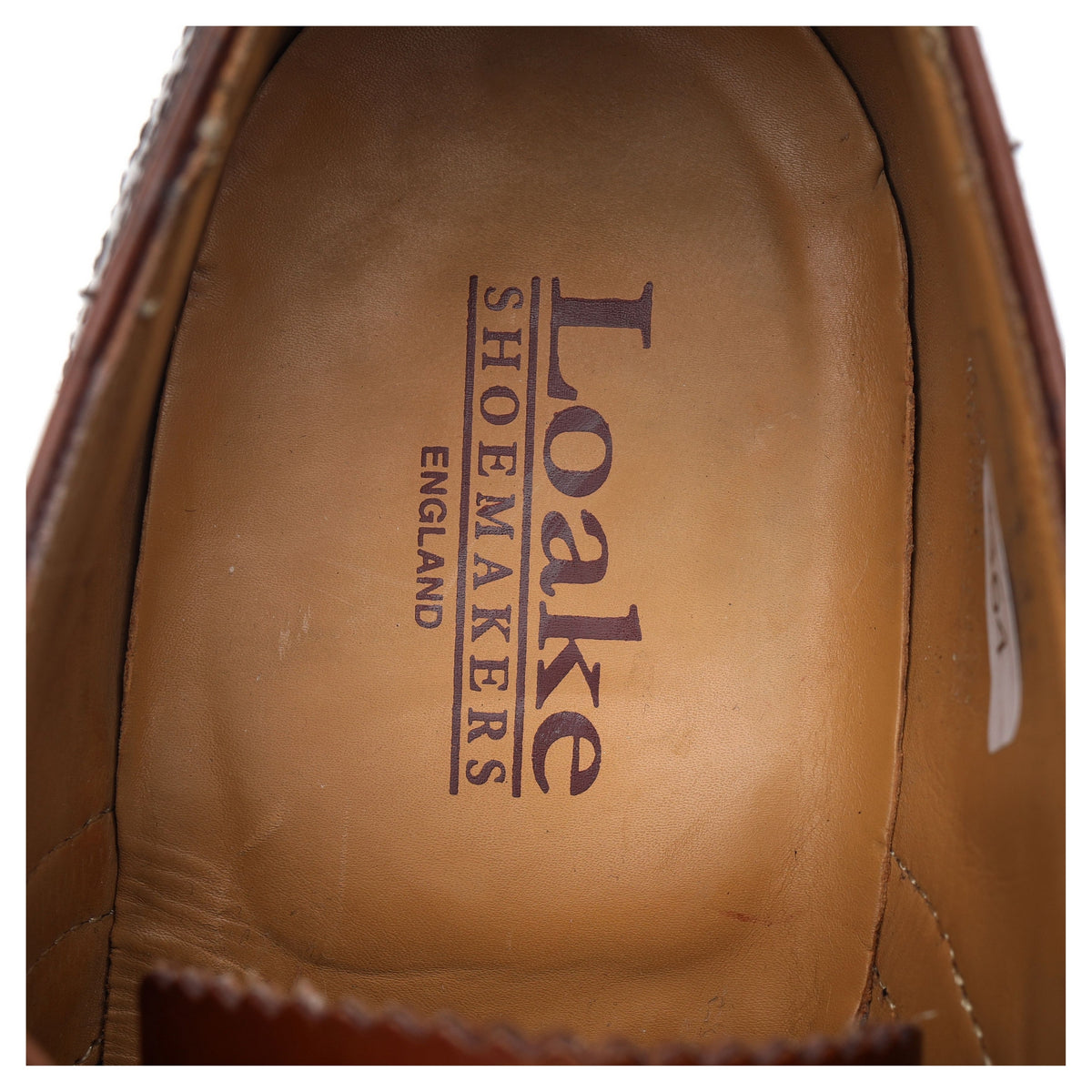 &#39;758&#39; Brown Leather Brogues UK 9.5 F