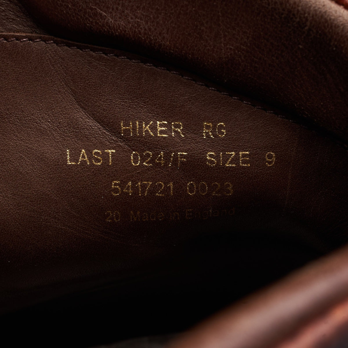 1880 'Hiker' Oxblood Leather Boots UK 9 F