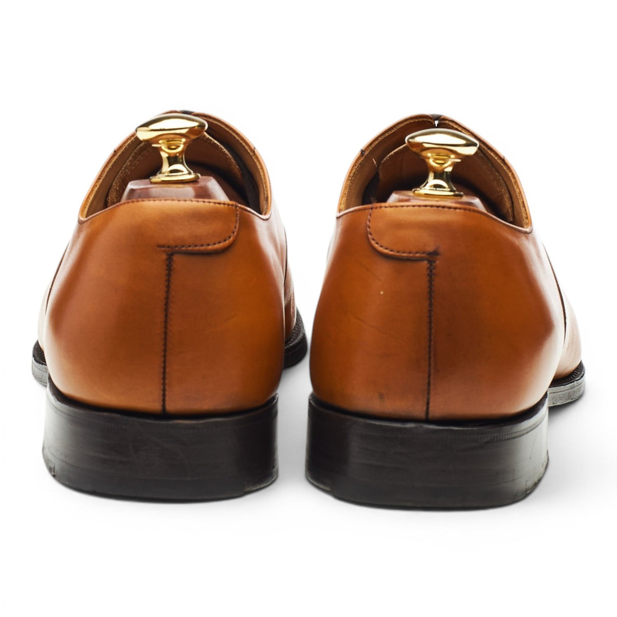 'Dubai' Tan Brown Leather Oxford UK 9.5 F