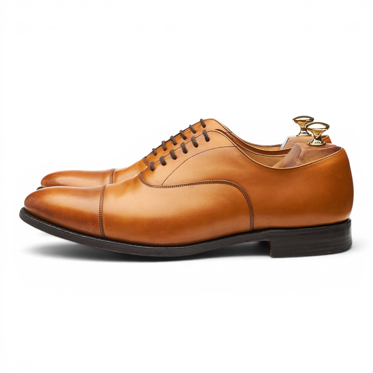 'Dubai' Tan Brown Leather Oxford UK 9.5 F