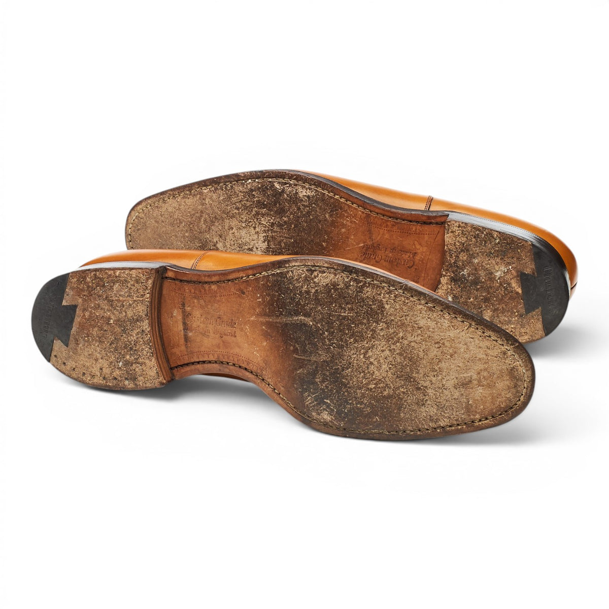 'Dubai' Tan Brown Leather Oxford UK 9.5 F