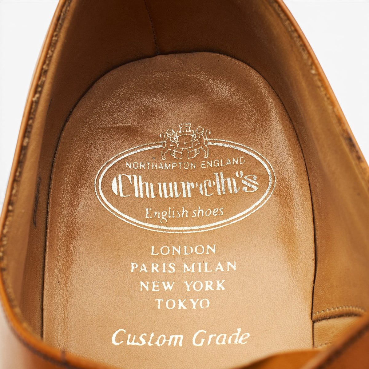 'Dubai' Tan Brown Leather Oxford UK 9.5 F