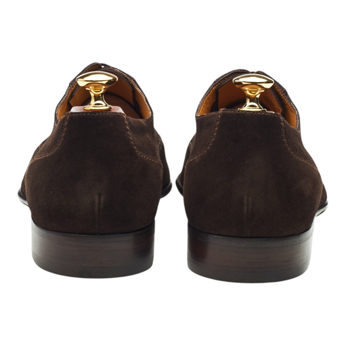 '515' Dark Brown Suede Oxford 10 D UK 10.5