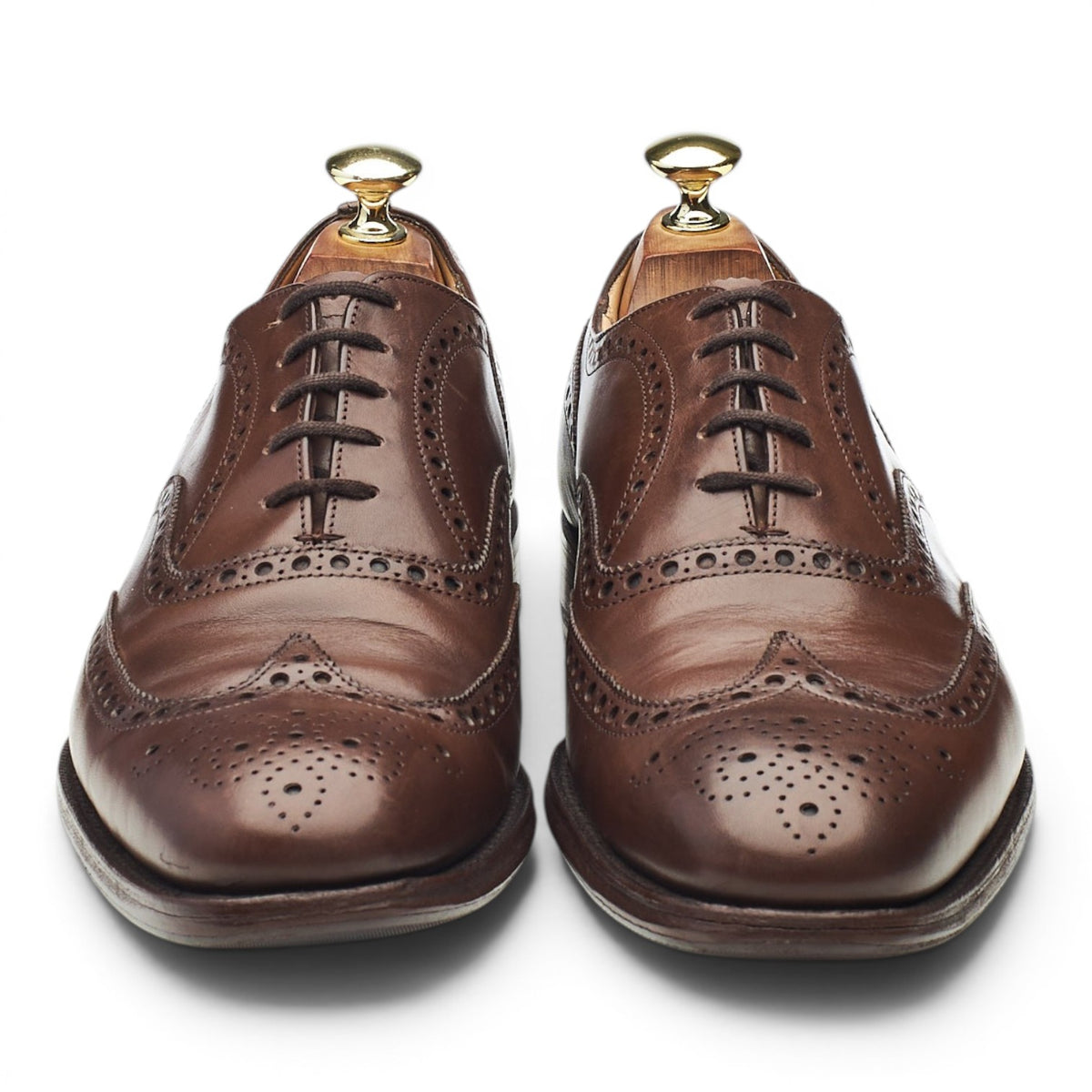 'Chetwynd' Dark Brown Leather Oxford Brogues UK 7 F