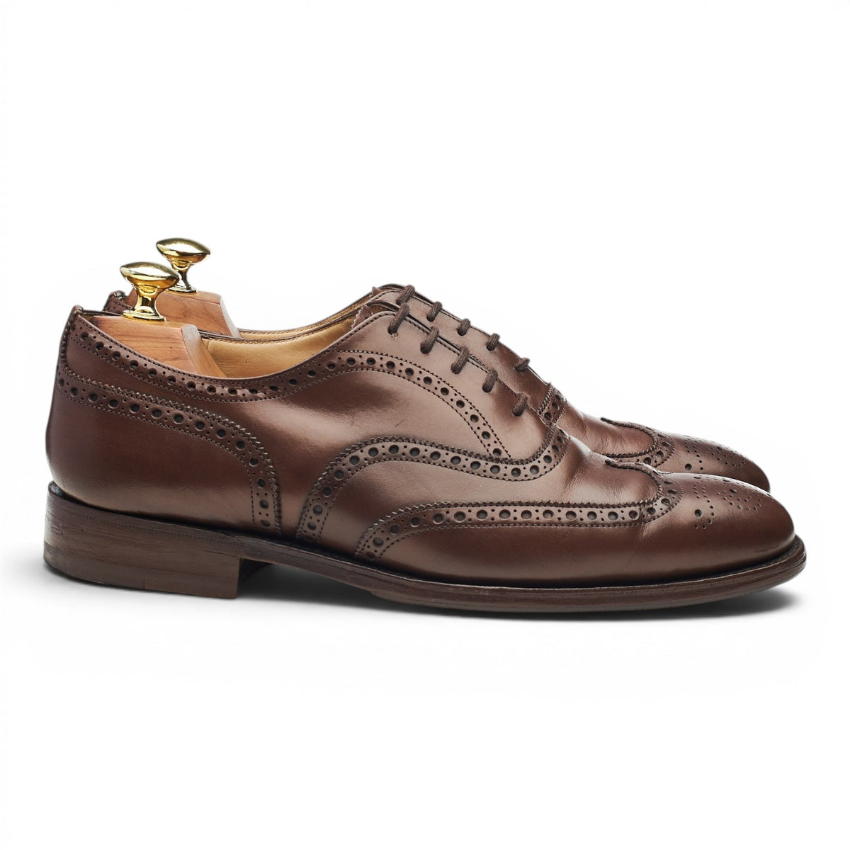 'Chetwynd' Dark Brown Leather Oxford Brogues UK 7 F