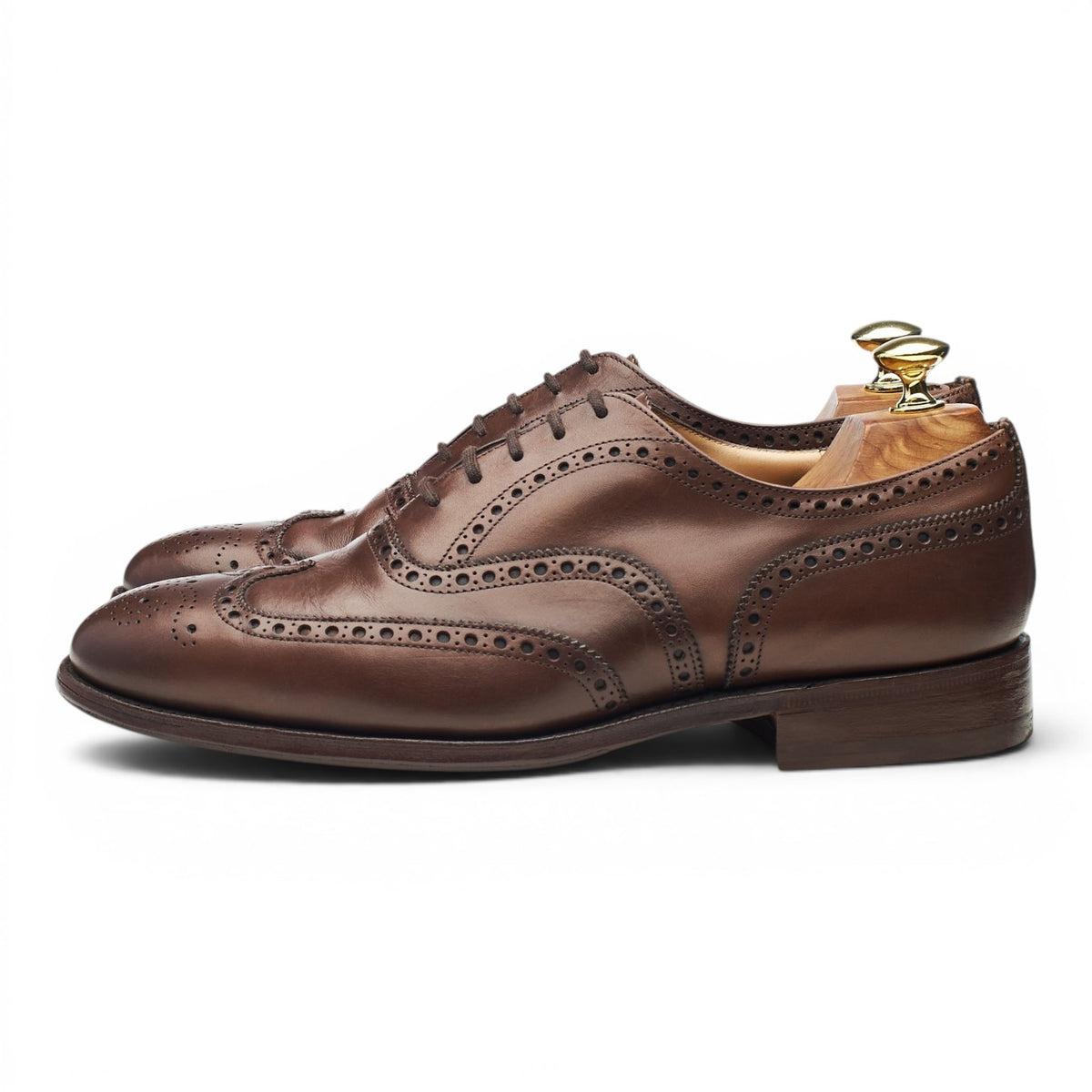 'Chetwynd' Dark Brown Leather Oxford Brogues UK 7 F
