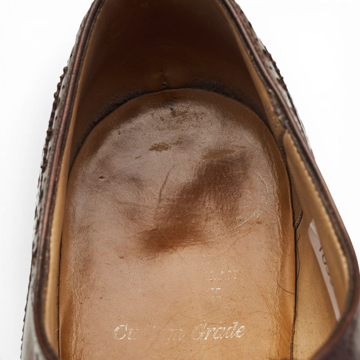 'Chetwynd' Dark Brown Leather Oxford Brogues UK 7 F