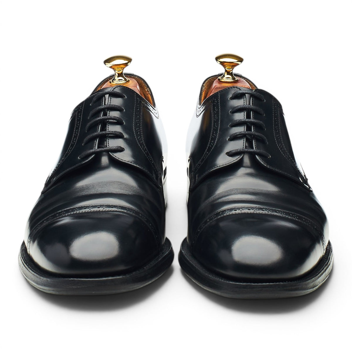 'Chagford' Black Leather Derby UK 9 F