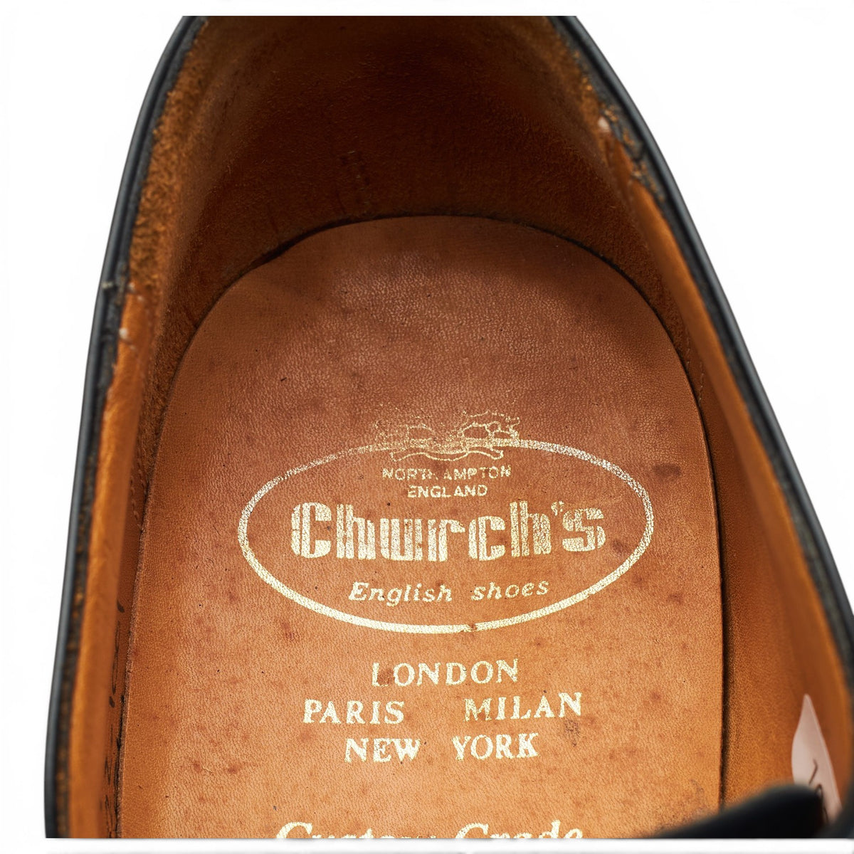 'Chagford' Black Leather Derby UK 9 F