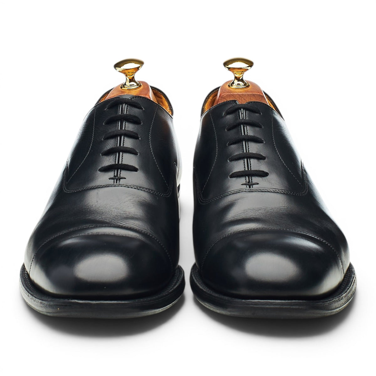 'Consul' Black Leather Oxford UK 10 F
