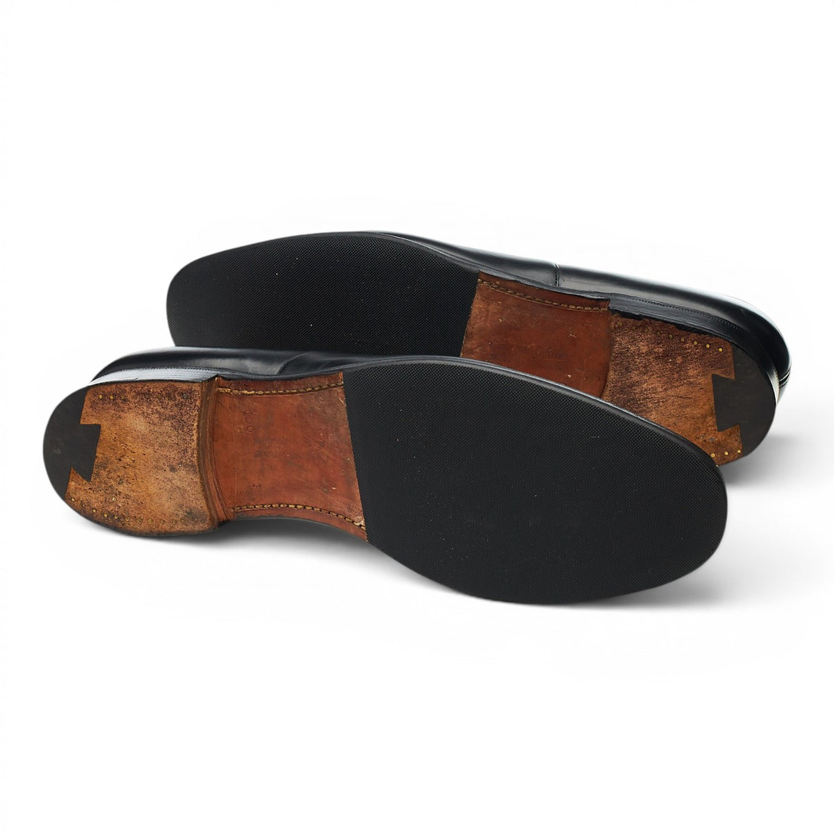 'Consul' Black Leather Oxford UK 10 F