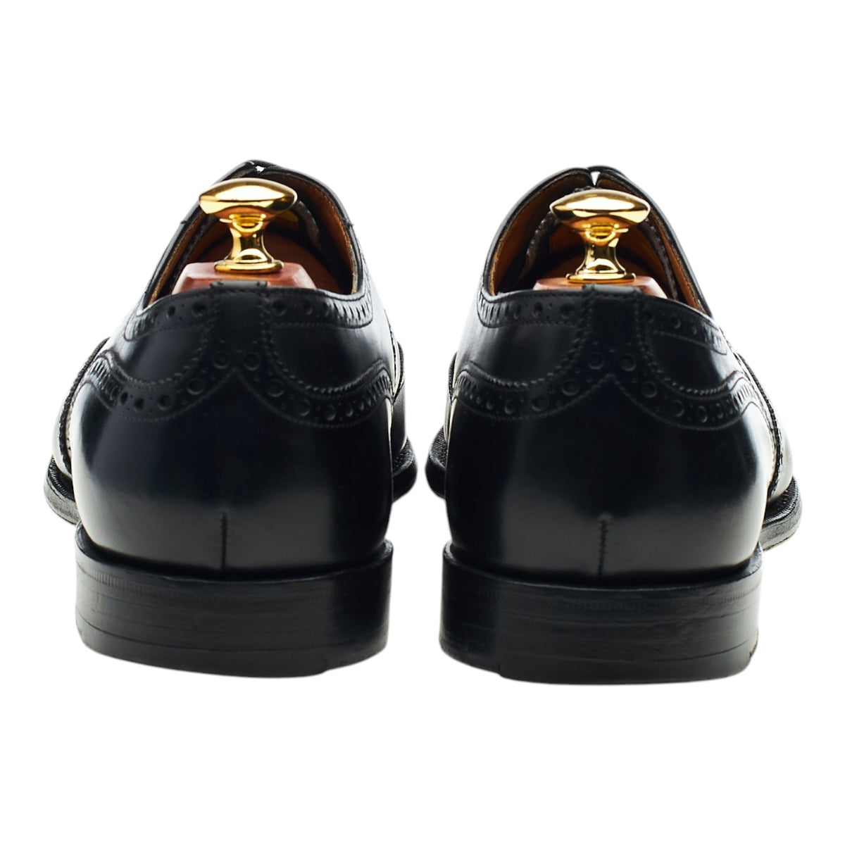 'Bywell' Black Leather Oxford Brogues UK 9 G