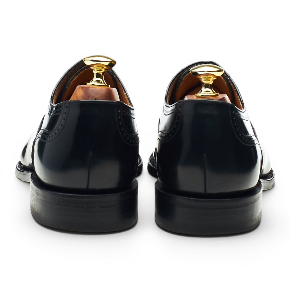 Next Black Leather Oxford Brogues UK 7 F