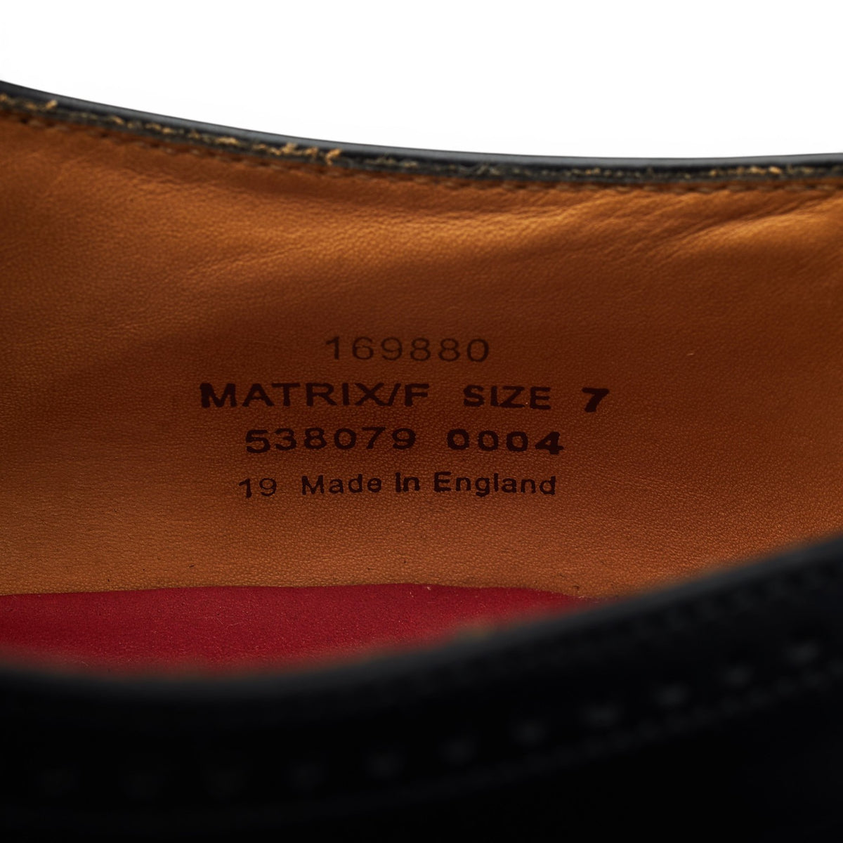 Next Black Leather Oxford Brogues UK 7 F