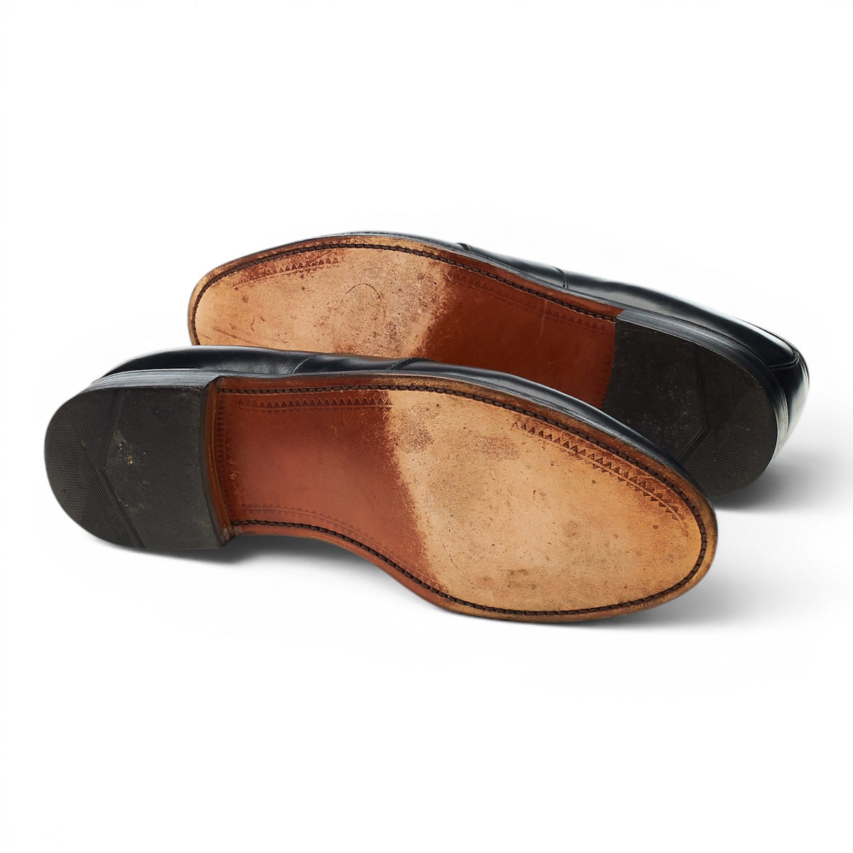 'Berkeley' Black Leather Loafers UK 8.5 EX
