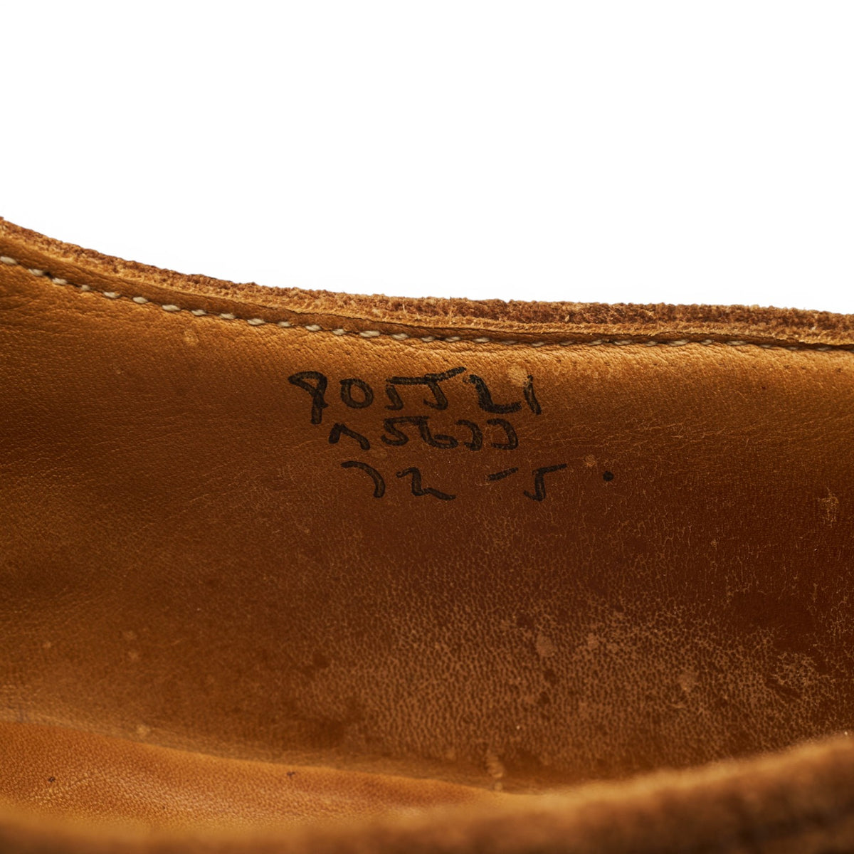 Snuff Brown Suede Derby Brogues UK 7.5