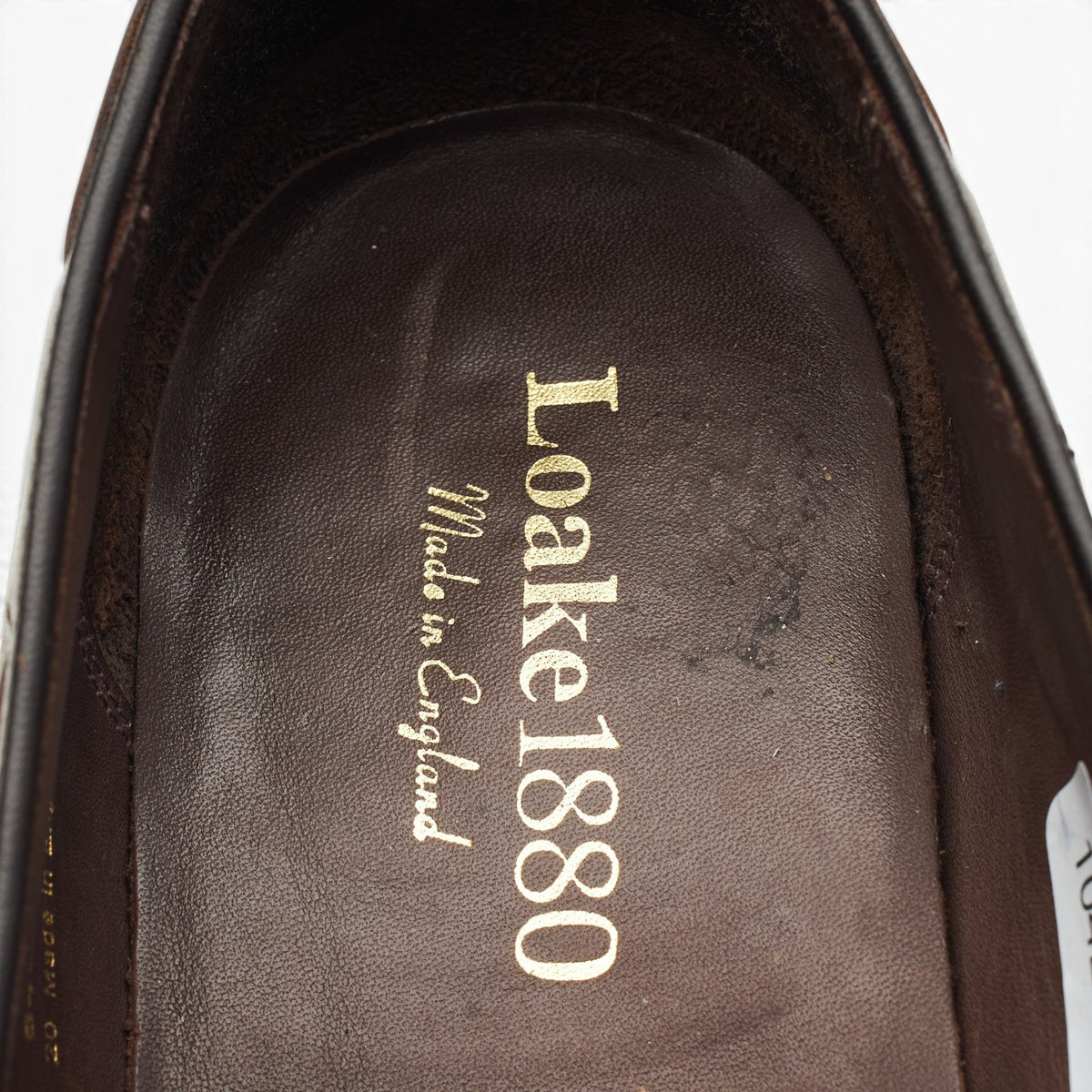 1880 'Russell' Dark Brown Leather Tassel Loafers UK 8 F