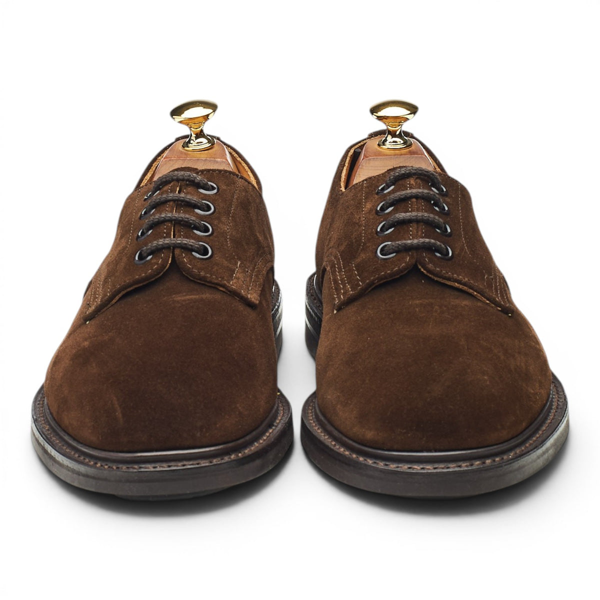 'Daniel' Dark Brown Suede Derby UK 6.5