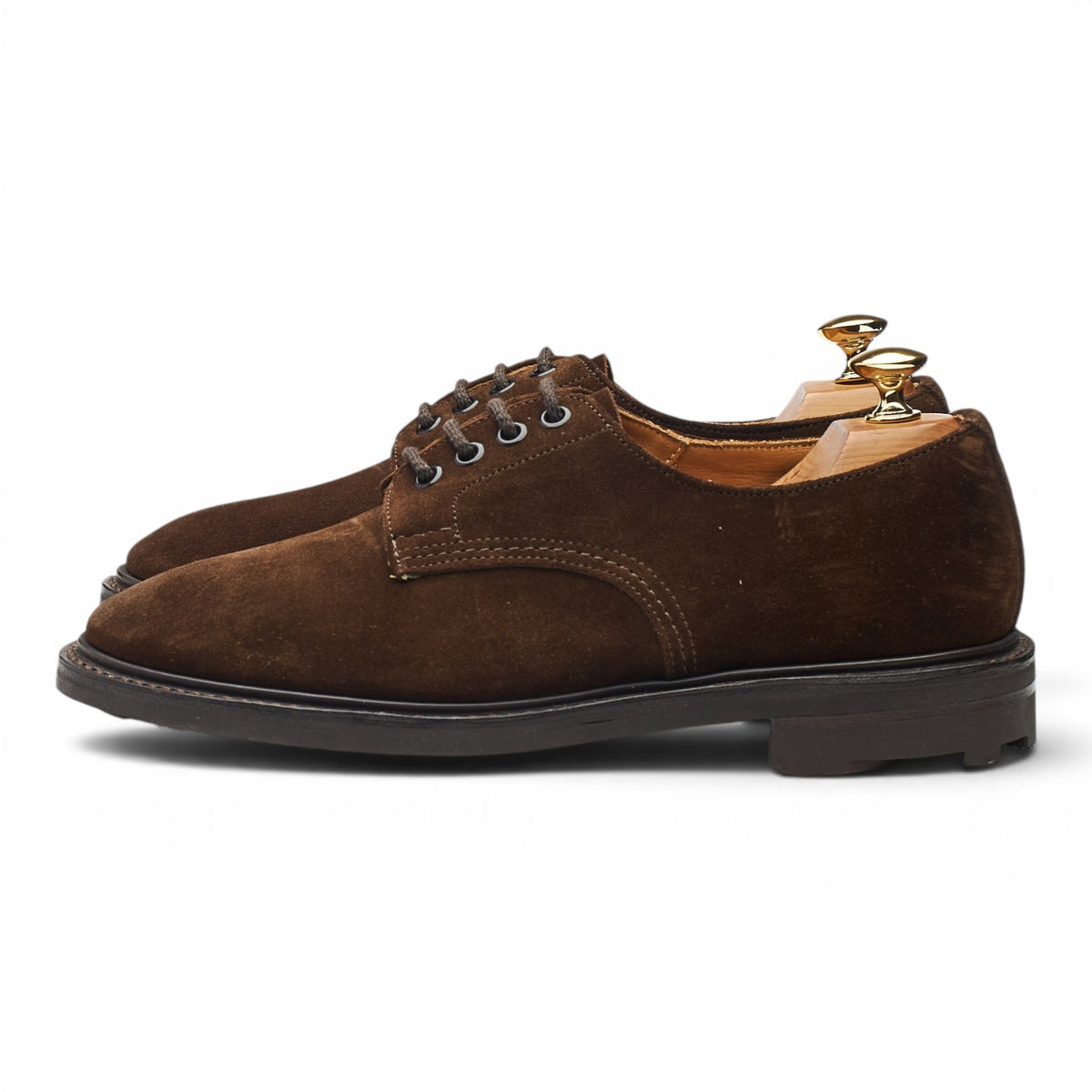 'Daniel' Dark Brown Suede Derby UK 6.5