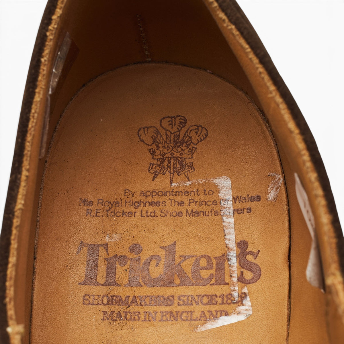 'Daniel' Dark Brown Suede Derby UK 6.5