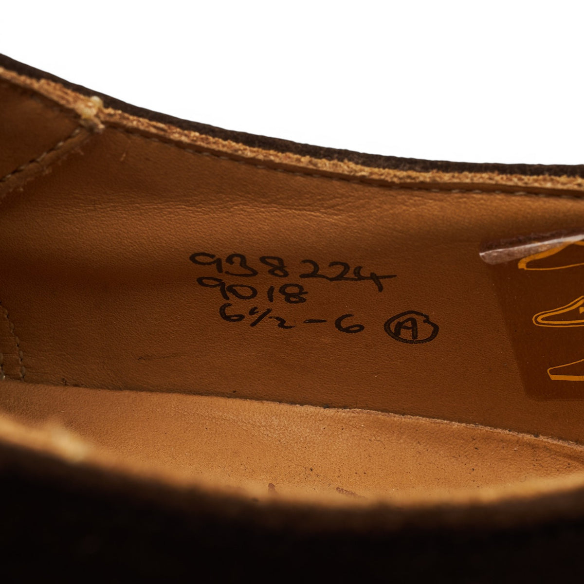 'Daniel' Dark Brown Suede Derby UK 6.5