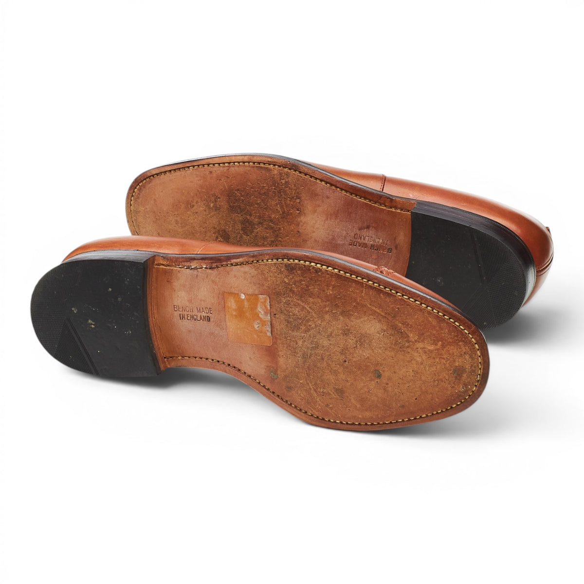 Tan Brown Leather Oxford UK 8 F