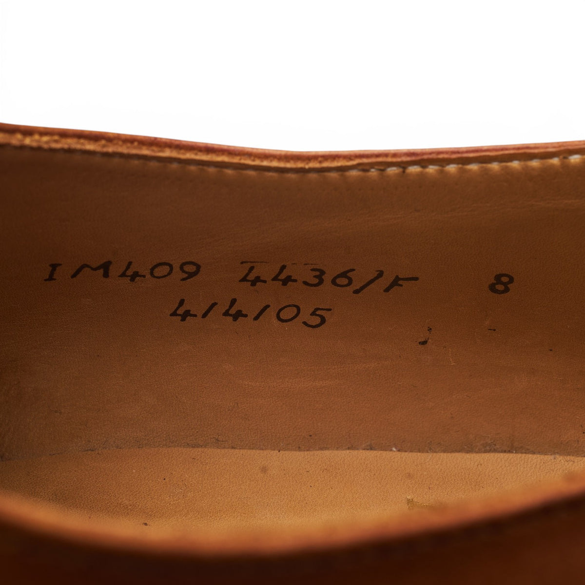 Tan Brown Leather Oxford UK 8 F